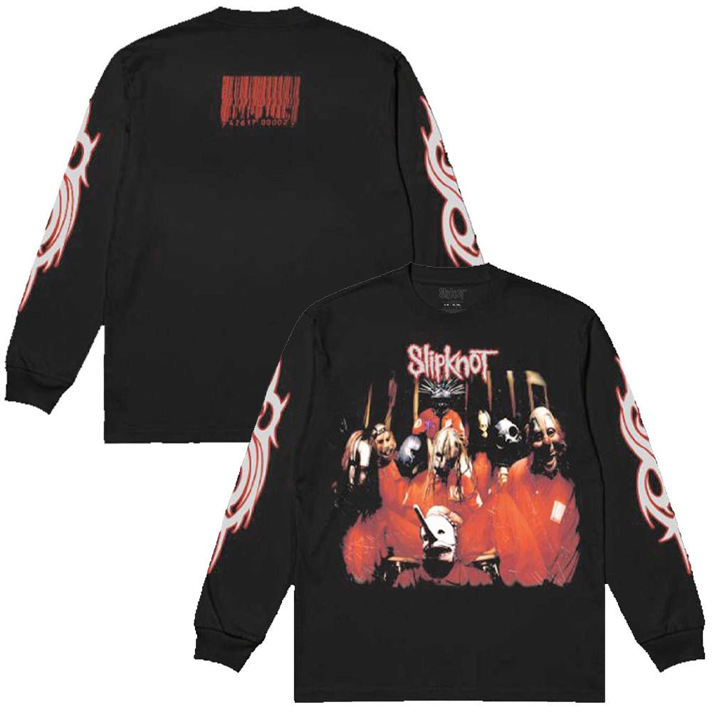 SLIPKNOT スリップノット (結成 30周年 ) - Spit it Out / バックプリントあり / アームプリントあり / 長袖 / Tシャツ / メンズ - PGS
